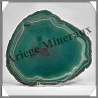 AGATE VERTE - Tranche Fine - 155x130 mm - 161 grammes - Taille 6 - C009