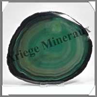 AGATE VERTE - Tranche Fine - 150x125 mm - 227 grammes - Taille 6 - C010