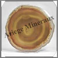 AGATE VERTE - Tranche Fine - 140x140 mm - 214 grammes - Taille 6 - C012