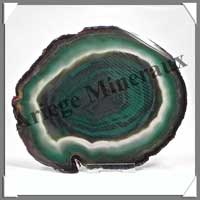 AGATE VERTE - Tranche Fine - 140x115 mm - 208 grammes - Taille 6 - C013