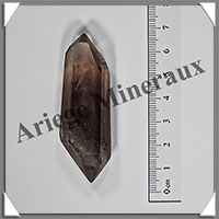 CITRINE (Naturelle)- BIPOINTE - 63x20x18 mm - 29 grammes - R001