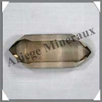 CRISTAL de ROCHE FUME - BIPOINTE - 85 mm - 95 grammes - C004