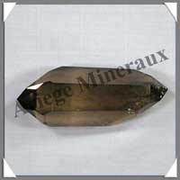 CRISTAL de ROCHE FUME - BIPOINTE - 105 mm - 175 grammes - C007