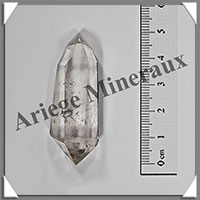 CRISTAL de ROCHE - BIPOINTE - 48x18x15 mm - 18 grammes - R001