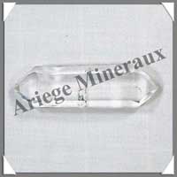 CRISTAL de ROCHE - BIPOINTE - 70 mm - 34 grammes - C001