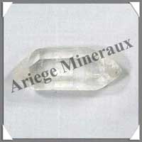 CRISTAL de ROCHE - BIPOINTE - 60 mm - 37 grammes - C002
