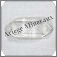 CRISTAL de ROCHE - BIPOINTE - 65 mm - 51 grammes - C006