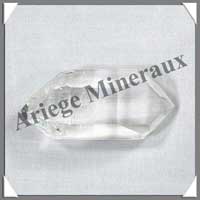 CRISTAL de ROCHE - BIPOINTE - 60 mm - 51 grammes - C007