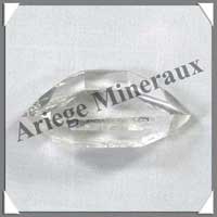 CRISTAL de ROCHE - BIPOINTE - 62 mm - 55 grammes - C010
