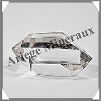 CRISTAL de ROCHE - BIPOINTE - 70x40x30  mm - 100 grammes - Y001