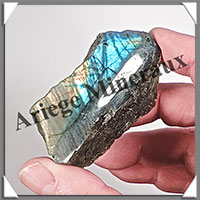LABRADORITE (Standard) - 1 Face Polie - [Taille 3] - Plus de 100 grammes