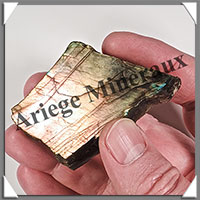 LABRADORITE (Extra) - 1 Face Polie - [Taille 2] - 50  100 grammes