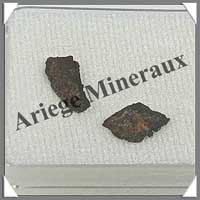 Mtorite de GIBEON - 2 grammes - 2 Fragments de 10 mm - M027