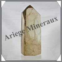 CITRINE (Naturelle) - Pointe Repolie - 556 grammes - 132x50x45  mm - E001