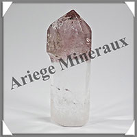 QUARTZ AMETHYSE - POINTE SCEPTRE et Fantme - 90x35x20 mm - 102 grammes - Y004
