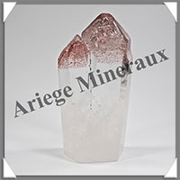 QUARTZ AMETHYSE - BLOC de 2 Pointes - 105x55x25 mm - 272 grammes - Y008