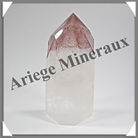 QUARTZ AMETHYSE - POINTE avec Fantme - 115x50x35 mm - 378 grammes - Y009