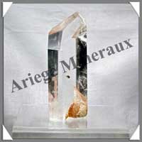 QUARTZ  INCLUSIONS - Pointe - 120x50x40 mm - 460 grammes - E001