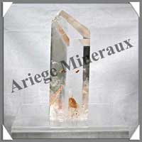 QUARTZ  INCLUSIONS - Pointe - 120x50x40 mm - 460 grammes - E001