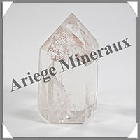 QUARTZ  INCLUSIONS - Pointe - 65x35x25 mm - 95 grammes - Y001