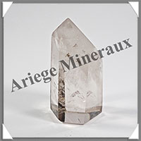 QUARTZ  INCLUSIONS - Pointe - 60x25x25 mm - 64 grammes - Y003