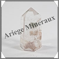 QUARTZ  INCLUSIONS - Pointe - 41x20x12 mm - 19 grammes - Y006