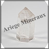 QUARTZ  INCLUSIONS - Pointe - 46x25x15 mm - 31 grammes - Y009