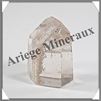 QUARTZ  INCLUSIONS - Pointe - 45x30x20 mm - 43 grammes - Y011