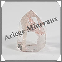 QUARTZ  INCLUSIONS - Pointe - 32x22x17 mm - 19 grammes - Y012