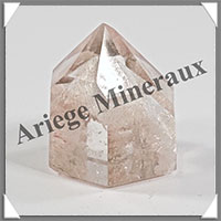 QUARTZ  INCLUSIONS - Pointe - 28x25x20 mm - 21 grammes - Y013