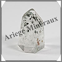 QUARTZ  INCLUSIONS - Pointe - 35x23x16 mm - 20 grammes - Y015