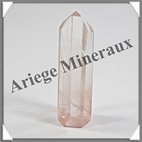 QUARTZ  INCLUSIONS - Pointe - 61x15x14 mm - 22 grammes - Y019