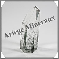 QUARTZ  INCLUSIONS - Pointe - 68x24x14 mm - 44 grammes - Y023