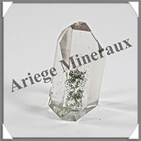 QUARTZ  INCLUSIONS - Pointe - 38x21x14 mm - 22 grammes - Y024