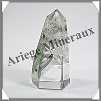 QUARTZ  INCLUSIONS - Pointe - 70x35x25 mm - 72 grammes - Y029