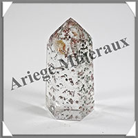 QUARTZ  INCLUSIONS - Pointe - 58x30x20 mm - 57 grammes - Y031