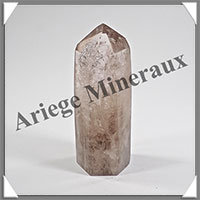 QUARTZ  INCLUSIONS - Pointe - 73x25x23 mm - 80 grammes - Y032