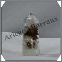 QUARTZ  INCLUSIONS - Pointe - 34 mm - 8 grammes - R006