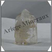 QUARTZ  INCLUSIONS - Pointe - 28 mm - 9 grammes - R011