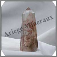 QUARTZ  INCLUSIONS - Pointe - 73 mm - 59 grammes - R024