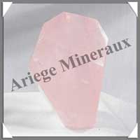 QUARTZ ROSE - Free Form 55x75 mm - R016