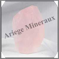 QUARTZ ROSE - Free Form 55x75 mm - R016