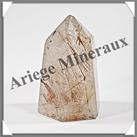 QUARTZ RUTILE - Pointe - 78x52x45 mm - 230 grammes - Y001