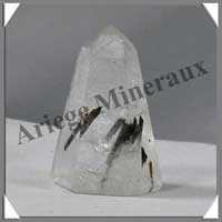 QUARTZ TOURMALINE - Pointe 30 mm - R002