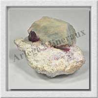 AIGUE MARINE et ELBATE - 220 grammes - 90x80x50 mm - E002