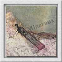 AIGUE MARINE et ELBATE - 220 grammes - 90x80x50 mm - E002