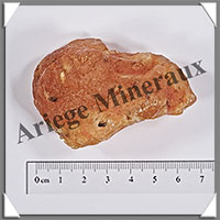 AMBRE (Naturel) - 40 grammes - 65x40x35 mm - A021