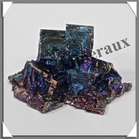 BISMUTH de SYNTHESE - 56 grammes - 44x36x26 mm - M022