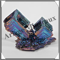BISMUTH de SYNTHESE - 72 grammes - 40x40x30 mm - M024