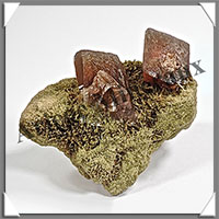 EPIDOTE et CALCITE - 175 grammes - 75x50x40 mm - A001